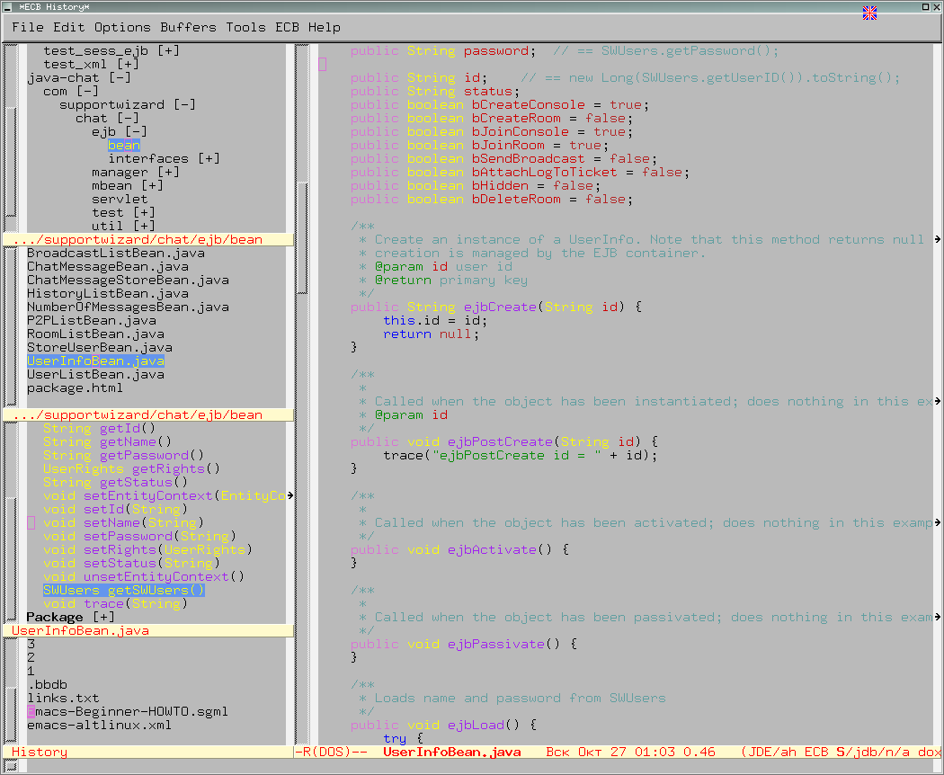 ���� Emacs ��� ���������� Emacs Code Browser